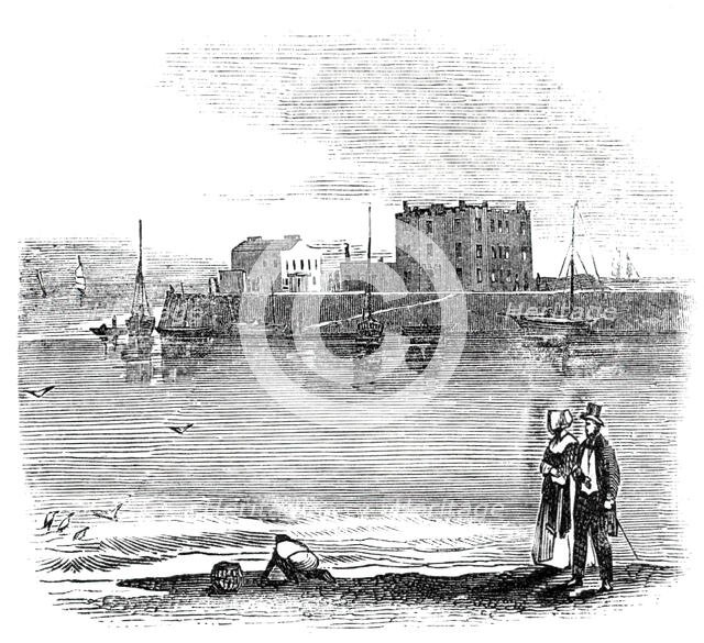 Knightstone Baths, Weston-super-Mare, 1844. Creator: Unknown.