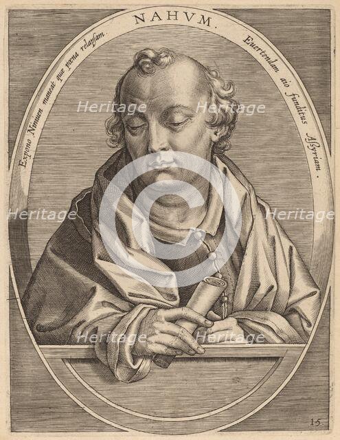 Nahum, published 1613. Creator: Theodoor Galle.
