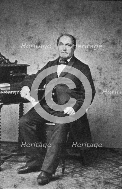 Abraham Rupert Einstein, grandfather of Albert Einstein (1879-1955), 19th century. Artist: Unknown