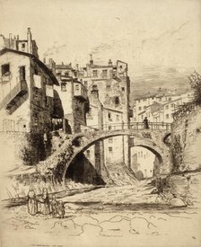 Les Deux Ponts, San Remo, c1900-1938. Creator: George Charles Aid.