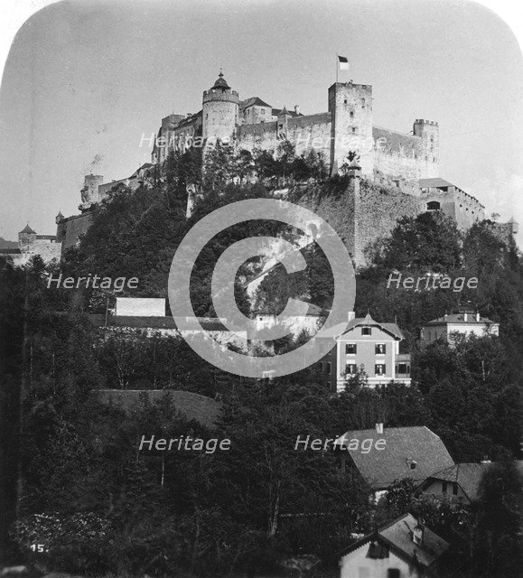 Festung Hohensalzburg, Salzburg, Austria, c1900s.Artist: Wurthle & Sons