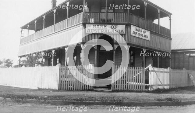 Bank of Australasia, Charlotte Street, Crows Nest, Queensland, 1935. Creator: Jack Bain.