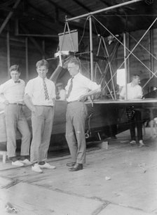Erl Clinton Barker Gould, Frederick Trubee Davison, Artemus Lamb Gates, [1916?]. Creator: Bain News Service.