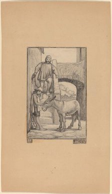 The Son and the Donkey, 1863. Creator: Elihu Vedder.