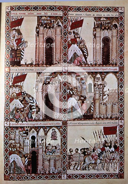 Cantigas de Santa Maria', Alfonso X, the Wise, King Castile-Leon (1221-1284).