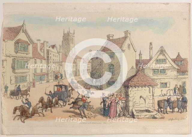 Plate 24, from "World in Miniature", 1816., 1816. Creator: Thomas Rowlandson.