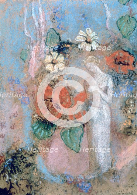 'Pandora', c1860-1916. Artist: Odilon Redon