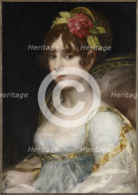 Portrait of María Ana Teresa de Silva Bazán y Waldstein, Condesa de Haro (1787-1805), ca 1802.