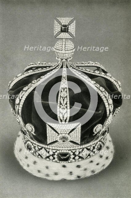 'Crown worn by George V at the Delhi Durbar in 1911', 1962. Creator: Unknown.