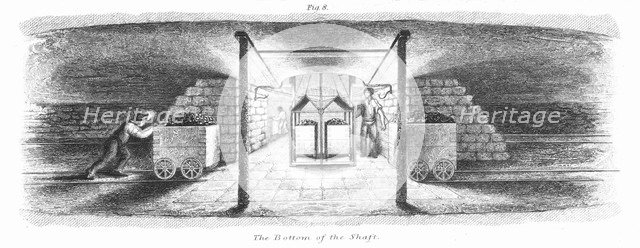 'The Bottom of the Shaft', 1862. Artist: Unknown