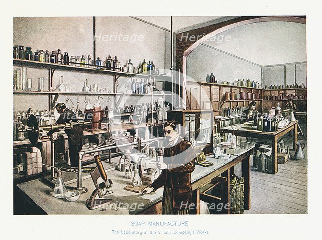 Soap manufacturing, c1905. Artist: Unknown