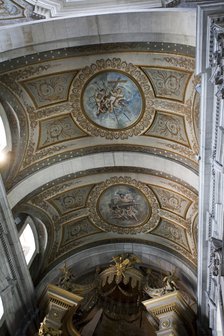 Ceiling detail, Bom Jesus do Monte Church, Braga, Portugal, 2009.  Artist: Samuel Magal