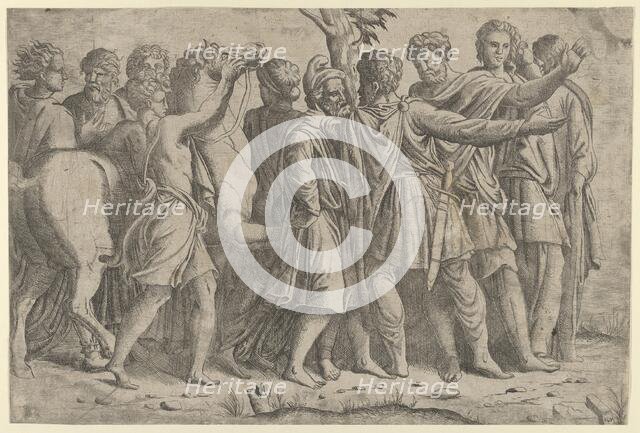 Group of Roman Figures, ca. 1542-45. Creator: Master IQV.
