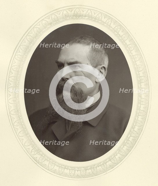 Richard Francis Burton, English explorer and orientalist, 1880. Artist: Lock & Whitfield