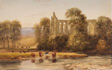 Bolton Abbey, Yorkshire, c1820s. Creator: David Cox the Elder.