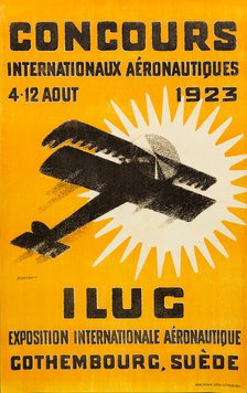 Concours Internationaux Aéronautiques , 1923. Creator: Meurling, Carl (1879-1929).