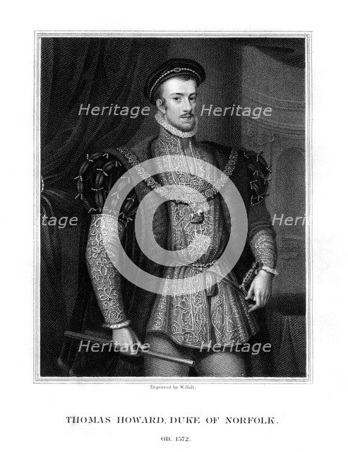 Thomas Howard, 4th Duke of Norfolk and 1st Earl of Southampton, (1829).Artist: W Holl
