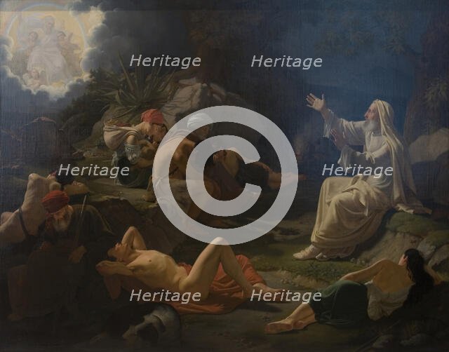 The Vision of the Prophet Ezekiel, 1830. Creator: Ditlev Blunck.