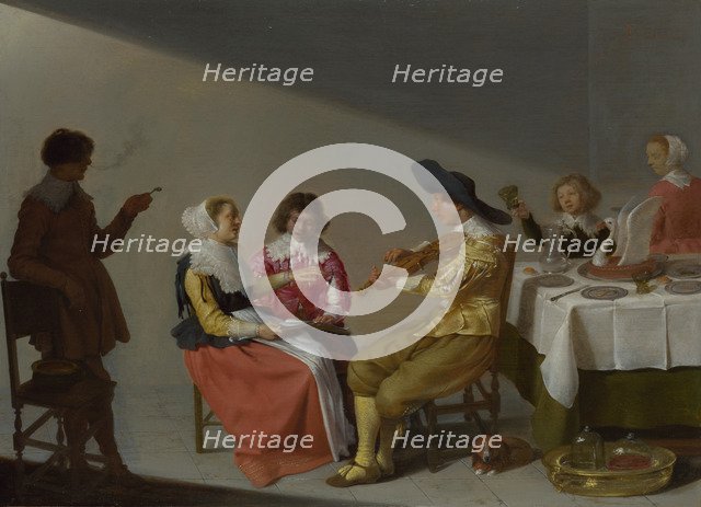 A Musical Party, 1631. Artist: Velsen, Jacob, van (1597-1656)