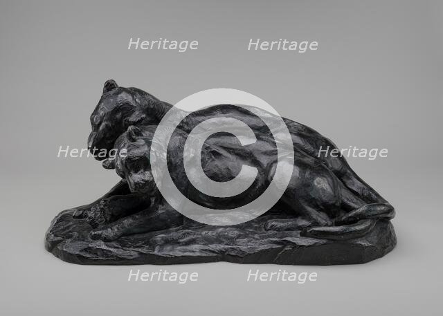 Jaguar Lovers, 1888. Creator: Edward Kemeys.