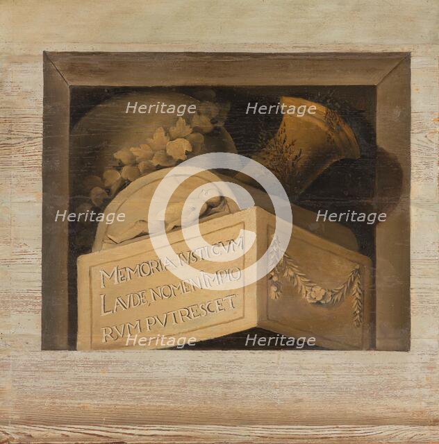 Tomb with Inscription, 1645-1650. Creator: Jacob van Campen.