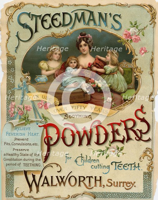 Steedman’s Powders, 19th century. Artist: Unknown