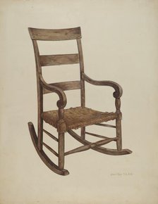 Rocking Chair, c. 1942. Creator: John Price.