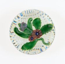 Paperweight, France, c. 1845-60. Creator: Saint-Louis Glassworks.