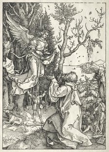 Life of the Virgin: Joachim and the Angel, c. 1504. Creator: Albrecht Dürer (German, 1471-1528).