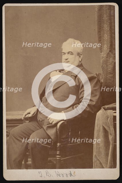Portrait of Dr. T.B. Hood, Between 1876 and 1880. Creator: Samuel Montague Fassett.
