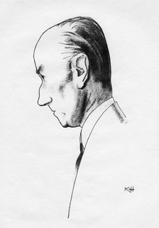 Sir Samuel Hoare, British statesman, 1935.Artist: Edmond Xavier Kapp