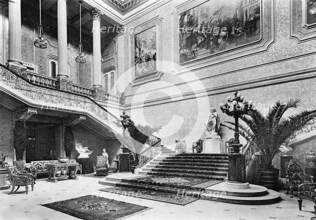 The great hall, Stafford House, 1908.Artist: Bedford Lemere and Company