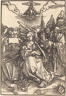 The Holy Family with Five Angels, in or before 1505. Creator: Albrecht Durer.