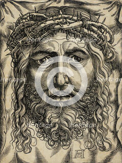 The Head of Christ Crowned with Thorns, c1530. Creator: Unknown.