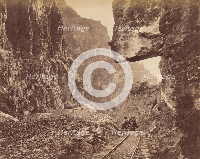 American Fork Canyon, ca. 1875. Creator: Charles Roscoe Savage.