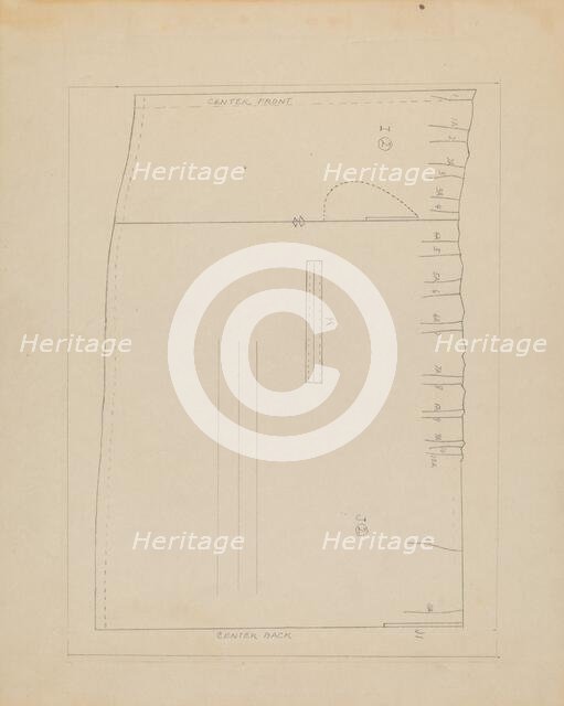 Pattern, 1935/1942. Creator: Percival Jenner.
