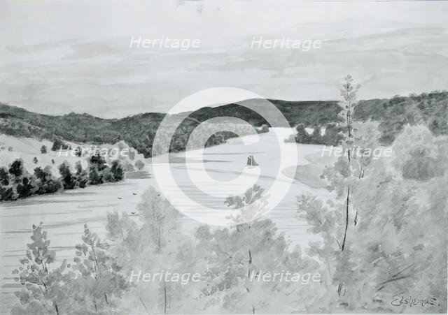 Delaware Water Gap, c. 1890. Creator: Louis Michel Eilshemius.