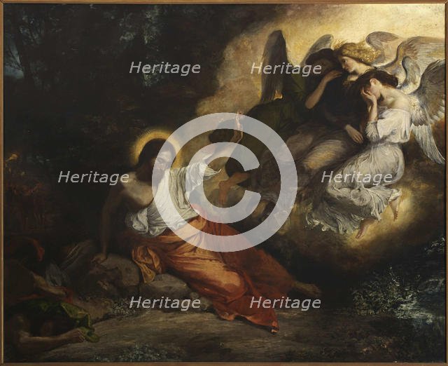 The Agony in the Garden, 1826. Creator: Delacroix, Eugène (1798-1863).