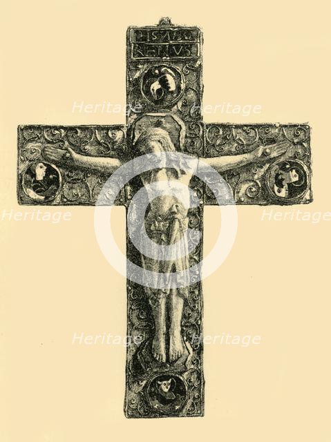 Reliquary Cross, 10th century, (1881).  Creator: A A Bradbury.