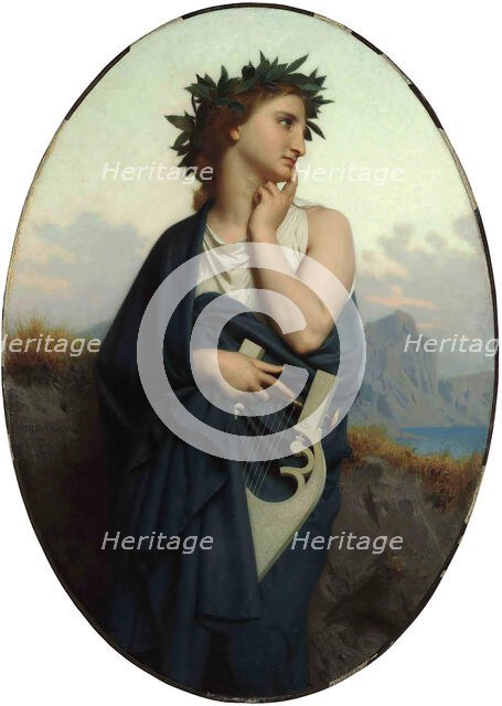 The Muse (Philomèle) , 1861. Creator: Bouguereau, William-Adolphe (1825-1905).