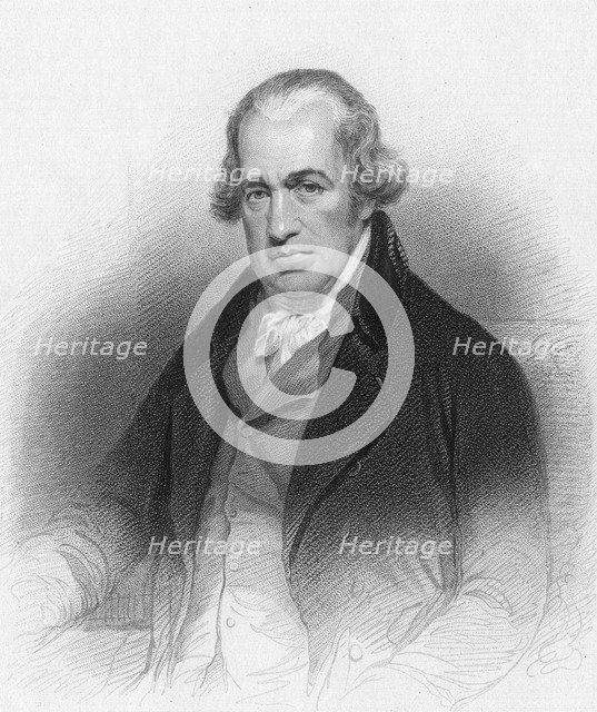 James Watt, Scottish engineer and inventor, 1870. Artist: Unknown