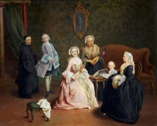 The family concert (Concerto familiare), 1750-1752. Creator: Longhi, Pietro (1701-1785).