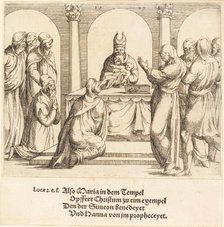 The Presentation in the Temple, 1549. Creator: Augustin Hirschvogel.
