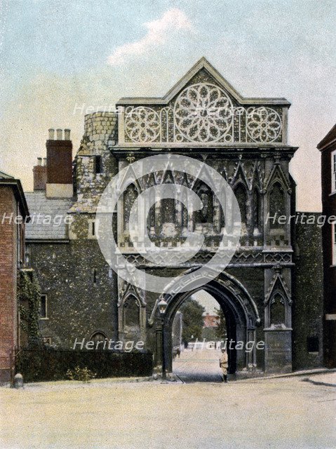 St Ethelbert Gate, Norwich, Norfolk, early 20th century. Artist: Unknown