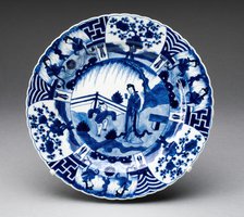 Plate, Jingdezhen, c. 1700. Creator: Jingdezhen Porcelain.