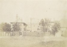 Compound of Buildings Surrounded By Fence, 1850s. Creator: Unknown.