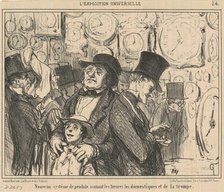 Nouveau système de pendule ..., 19th century. Creator: Honore Daumier.