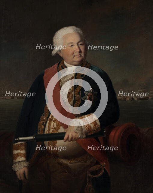 Portrait of Admiral Sir Edward Hughes,  c1786. Creator: Unknown.