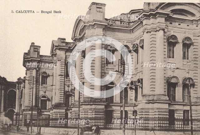 'Calcutta - Bengal Bank', c1900. Artist: Unknown.