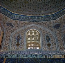 Interior of the Gur-I Mur Mausoleum in Samarkand, 15th century. Artist: Unknown